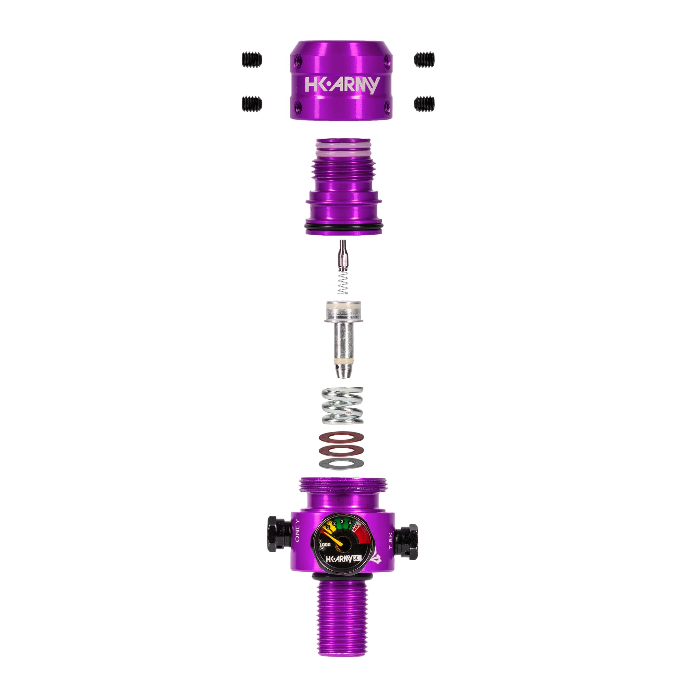 HK Army Aerolite PRO Regulator for Paintball Air Tanks 450psi-650psi - Image 3