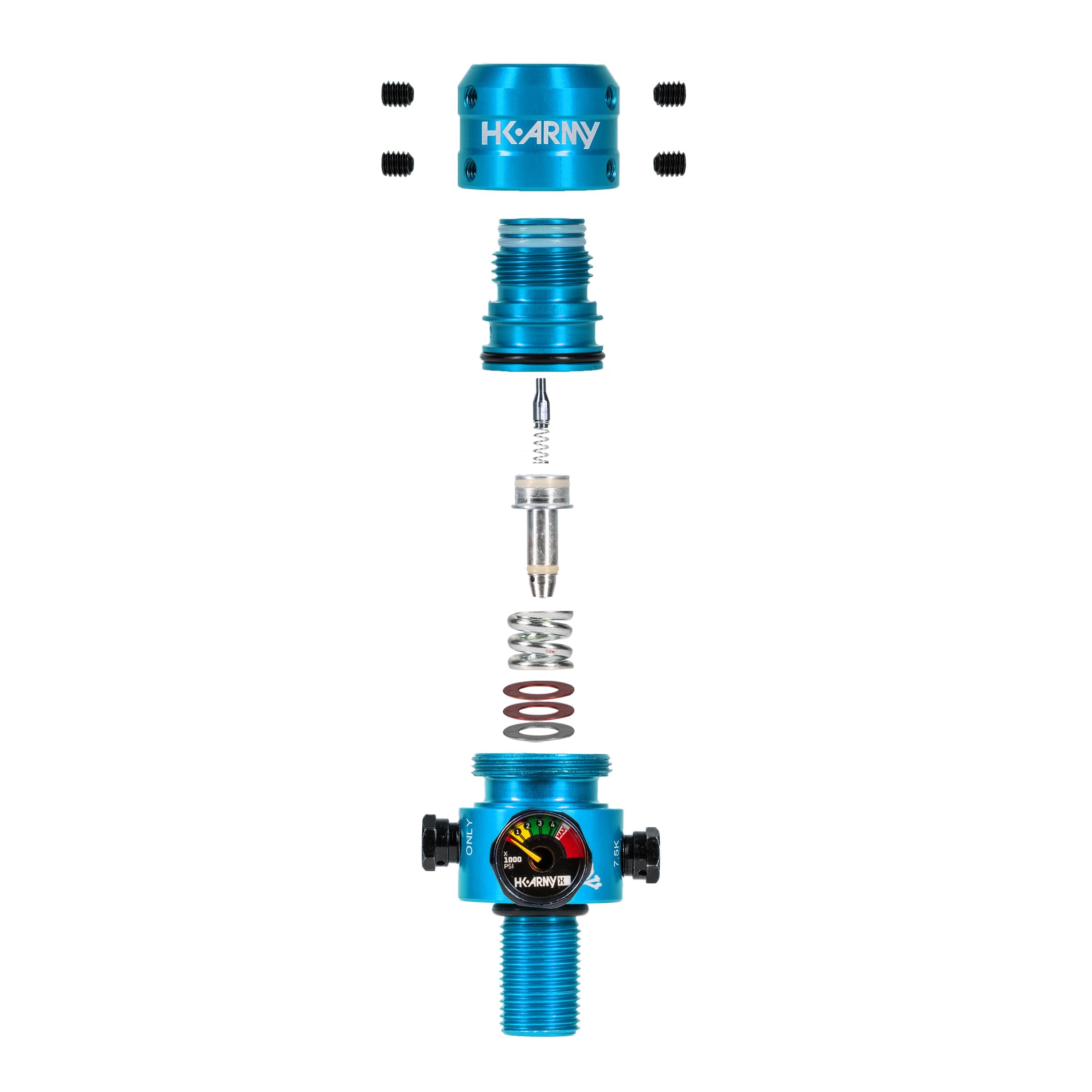 HK Army Aerolite PRO Regulator for Paintball Air Tanks 450psi-650psi - Image 3