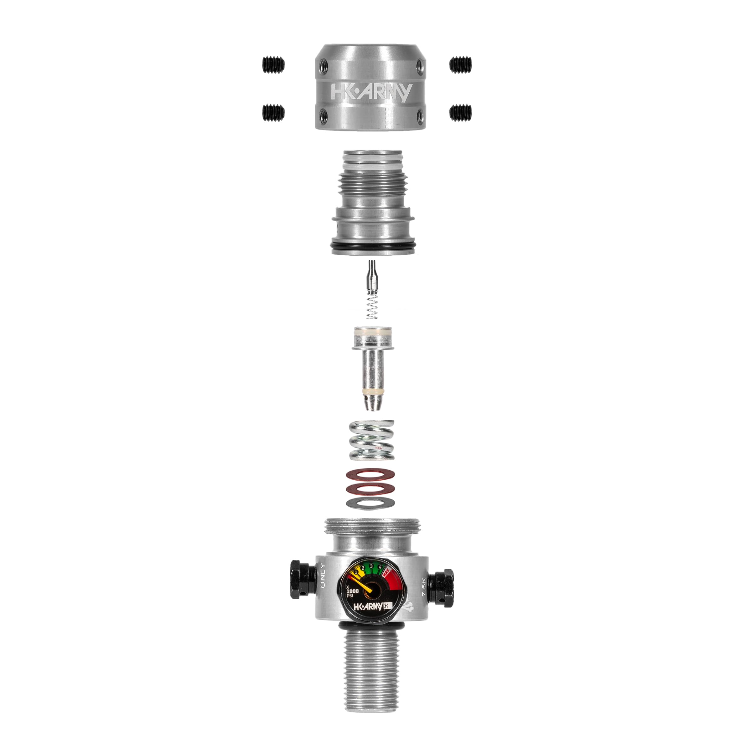 HK Army Aerolite PRO Regulator for Paintball Air Tanks 450psi-650psi - Image 3